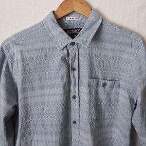 Ezekiel Denim Tribal Aztec Long Sleeve Shirt